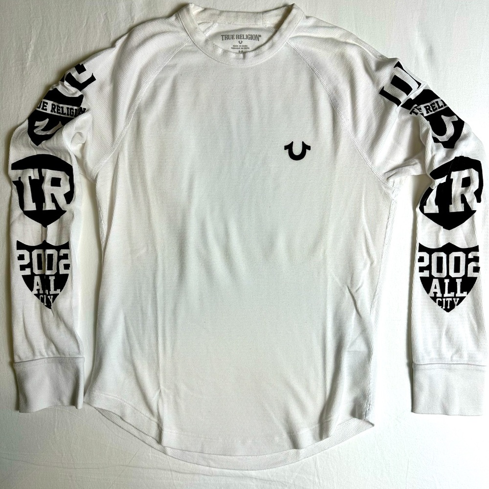 Men’s Legacy True Religion Waffle Long Sleeved Tee Size Small